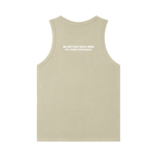 Be better than who you were yesterday - Men's Heavyweight Ribbed Tank Top