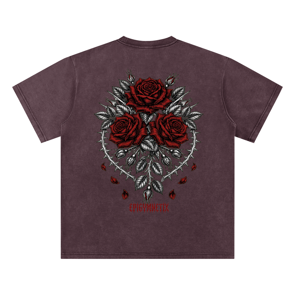 Roses - Bamboo Slub Snow Washed T-Shirt