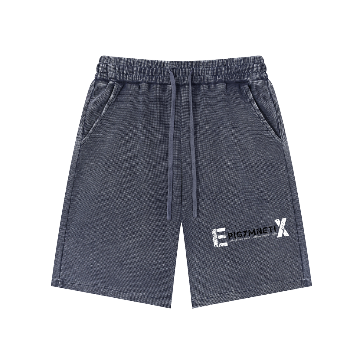 EpigymnetiX - Mineral Wash Waffle Knit Shorts