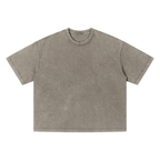 Love you all my life (Boxy Fit) - Unisex Vintage Wash Boxy T-Shirt