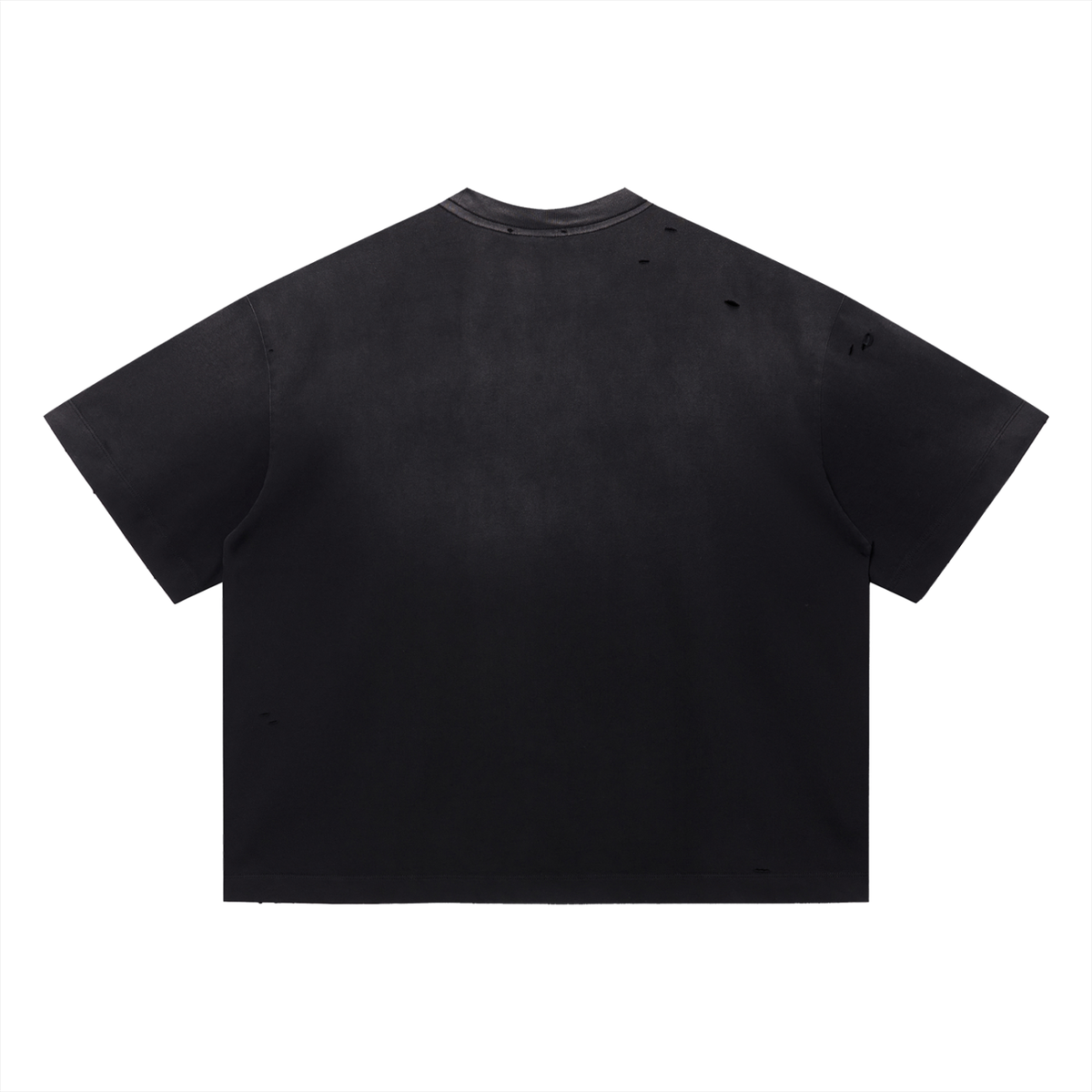 King - Vintage Washed Distressed Boxy Oversized T-Shirt