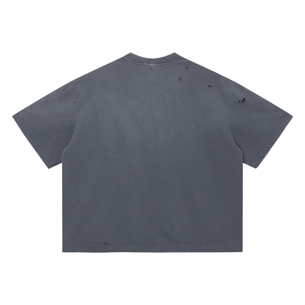 King - Vintage Washed Distressed Boxy Oversized T-Shirt