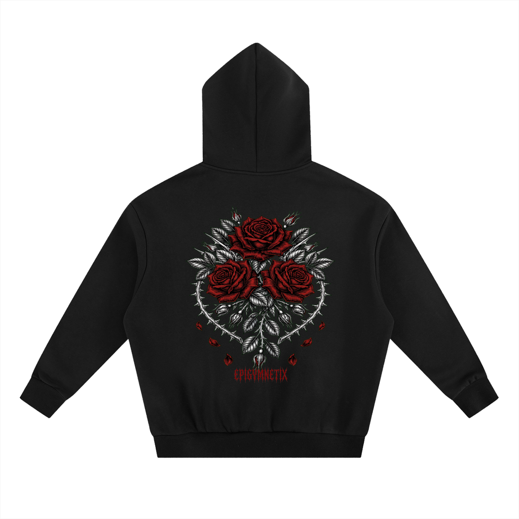 Roses - Essential Heavyweight Boxy Fleece Hoodie