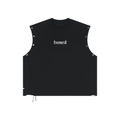 Deleterious - Distressed Grommet Eyelet Tank Top