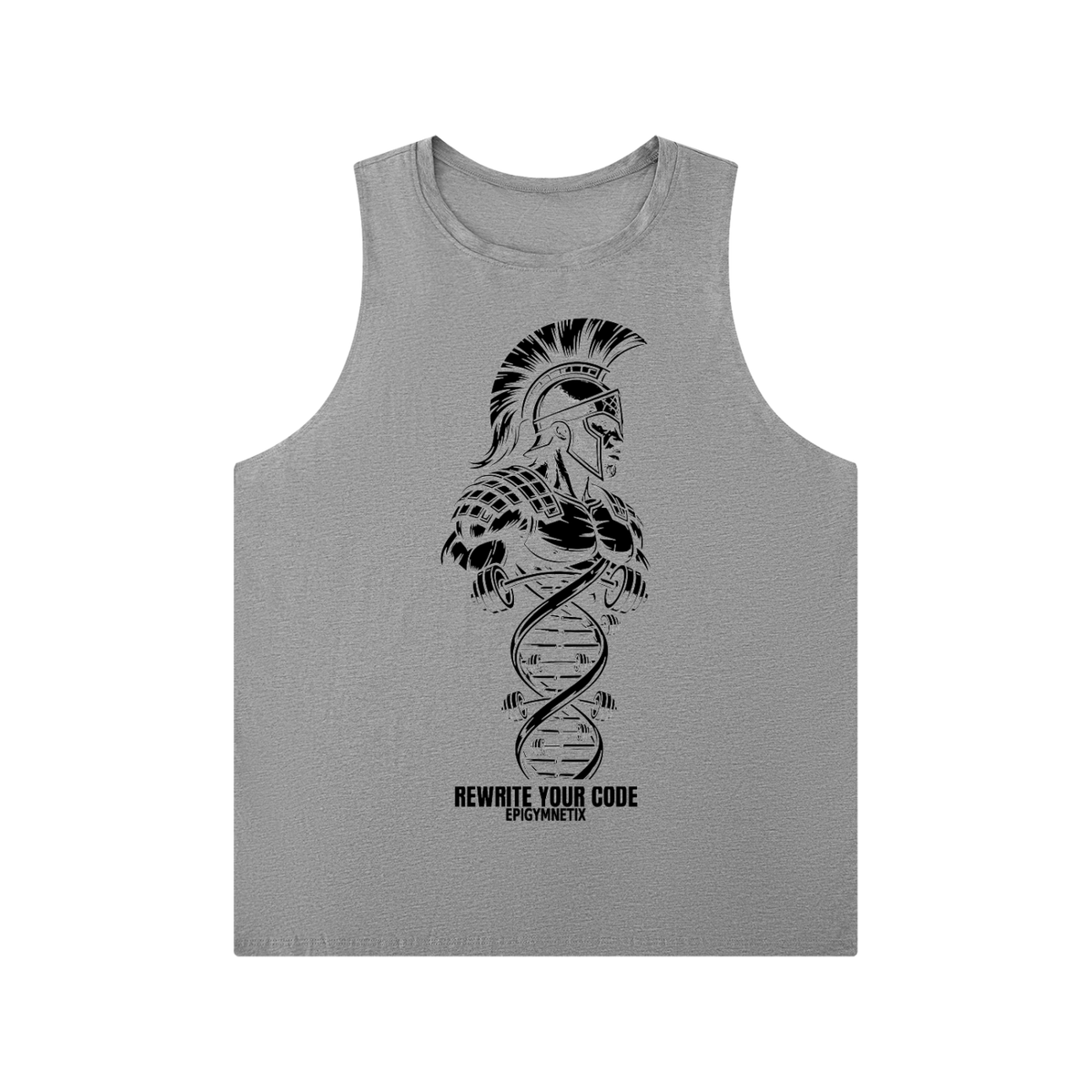 Warrior - Men's Solid Color Crewneck Tank Top