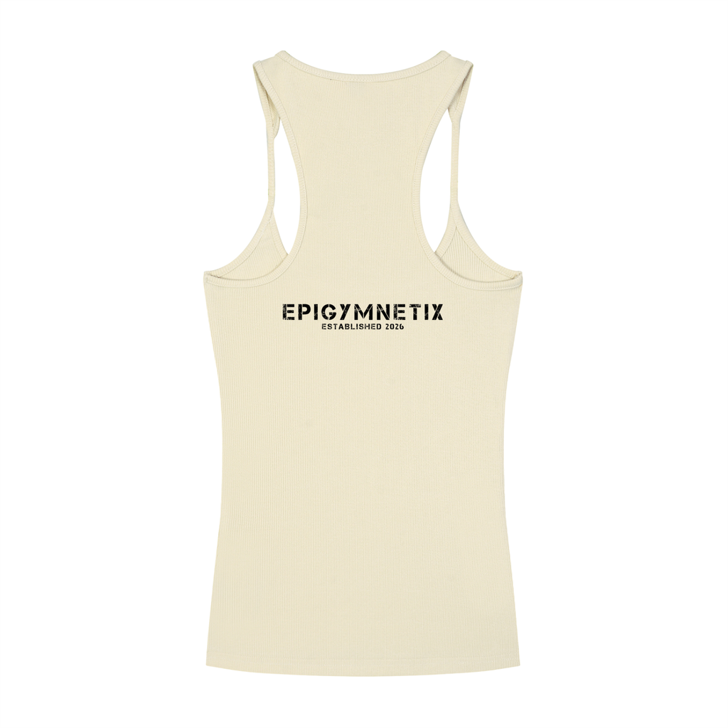 Slim Fit Ribbed Racerback Tank Top