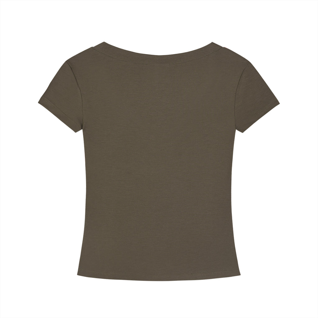 Tencel Slim Fit V-Neck T-Shirt