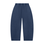 Unisex Mineral Wash Barrel Leg Pants