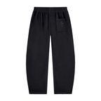 Black Rose - Unisex Vintage Washed Barrel Leg Sweatpants