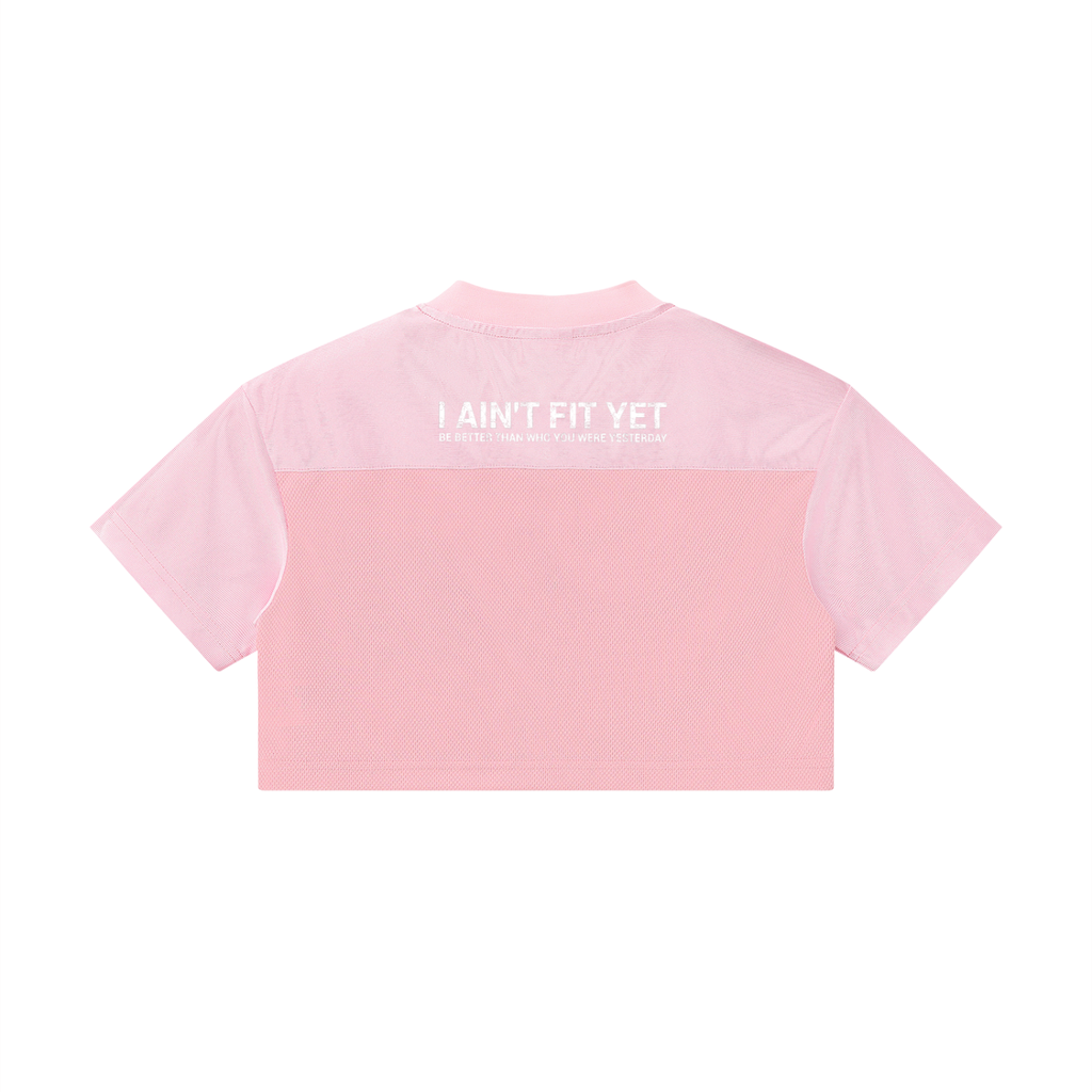 Women’s Cropped Paneled V-Neck Jersey