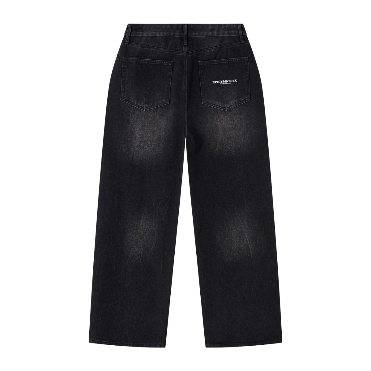 Epigymnetix - Men's Vintage Wash Wide Leg Jeans