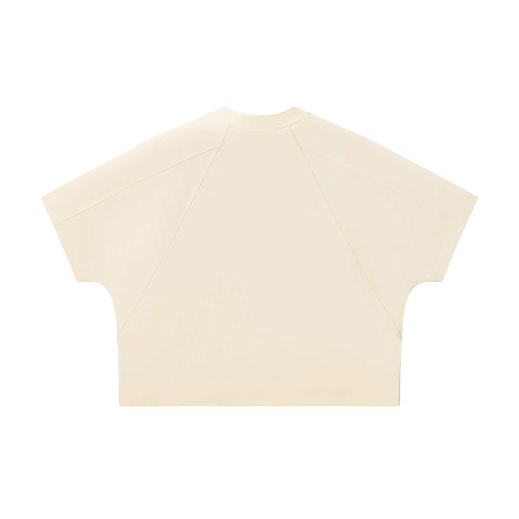 Unisex Boxy Tonal Paneling T-Shirt