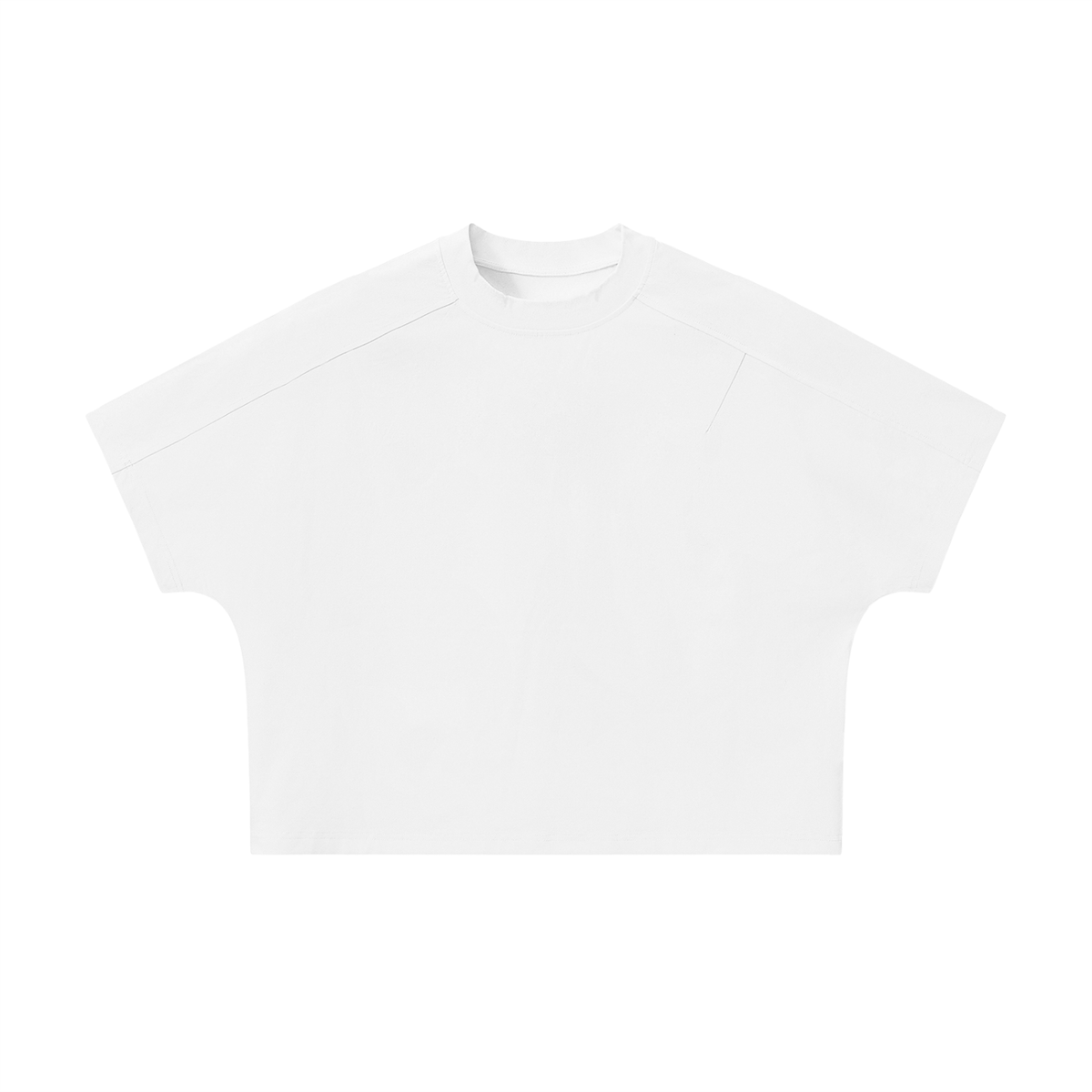 Unisex Boxy Tonal Paneling T-Shirt