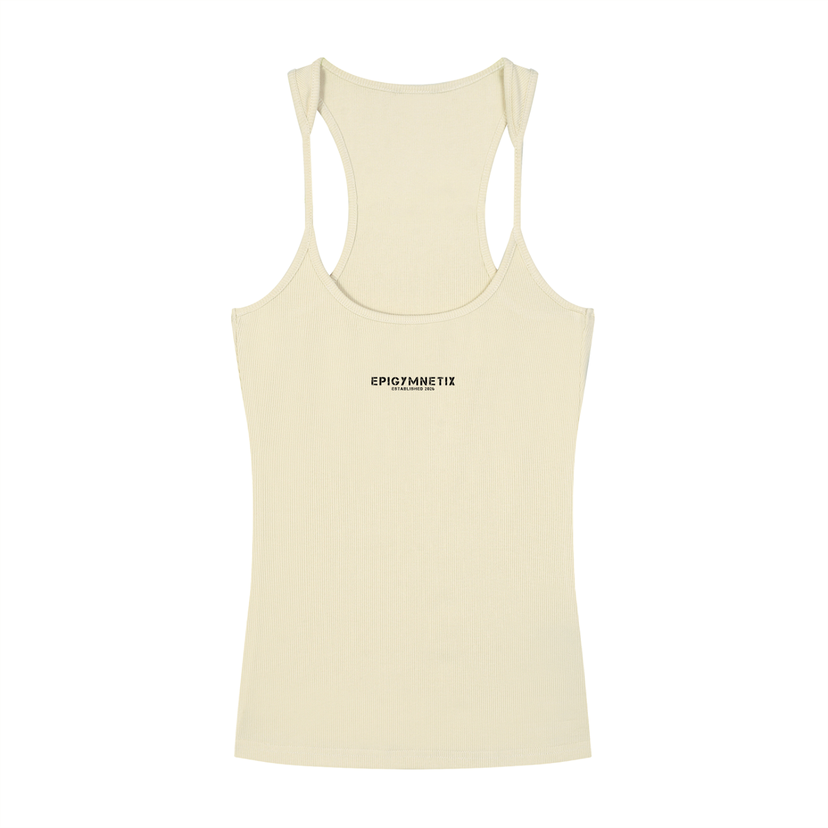 Ribbed racer back 