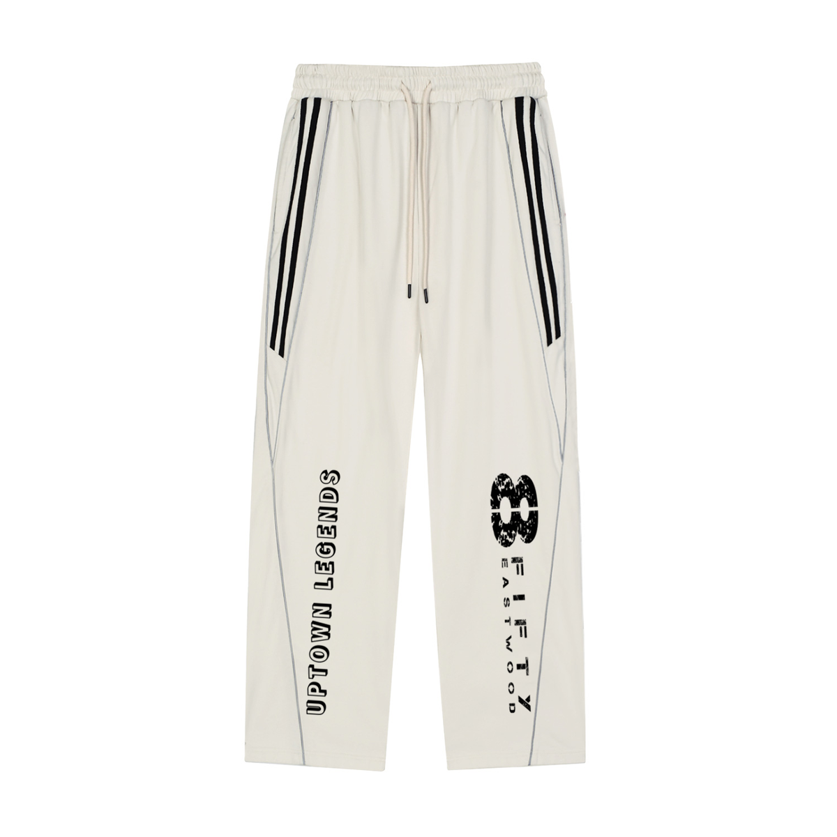 8Fifty/Legends - Reflection Striped Straight-Leg Sweatpants
