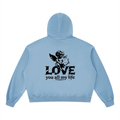 Love you all my life - Unisex Vintage Washed Barrel Leg Sweatpants