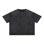 King - Mineral Wash Boxy Cotton T-Shirt