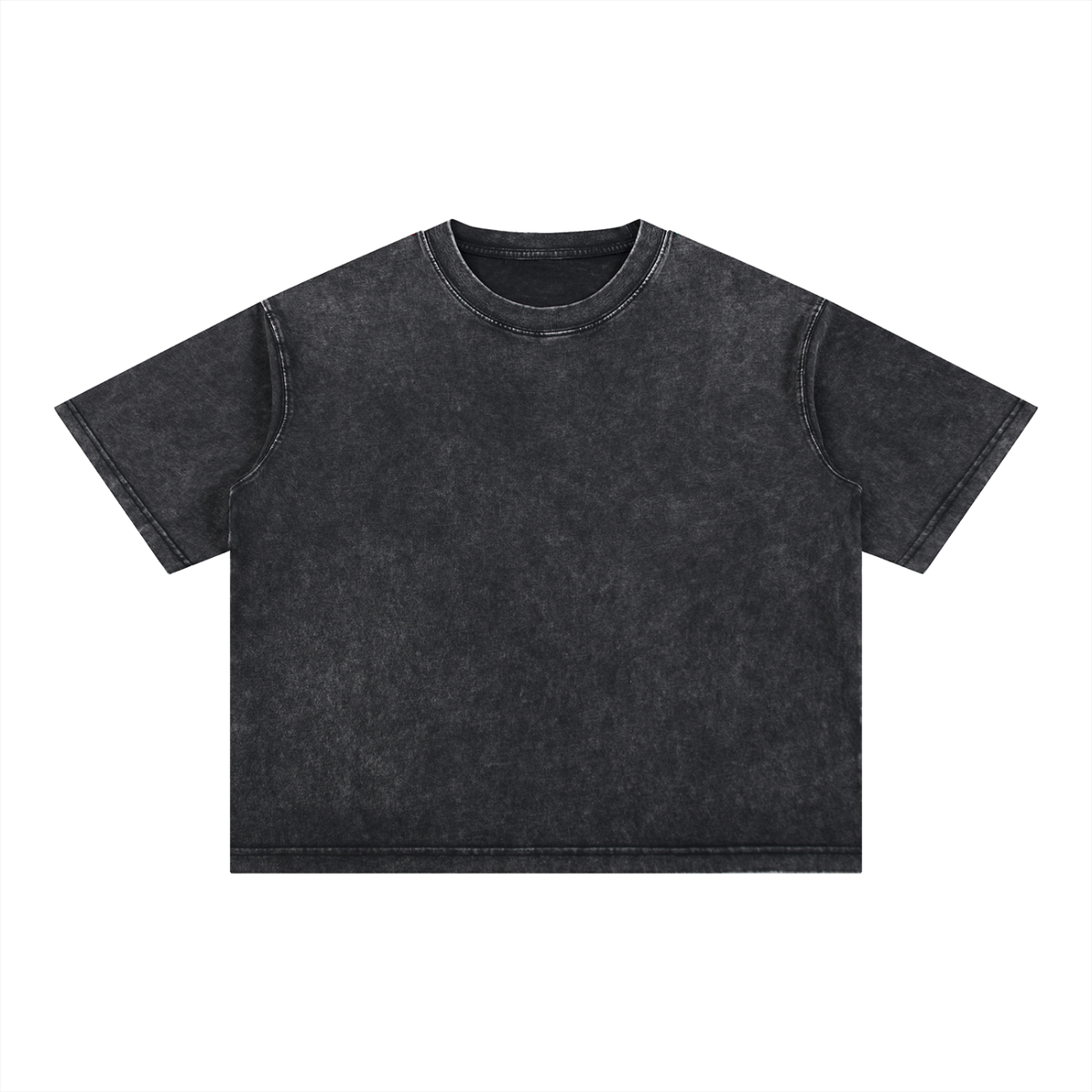 King - Mineral Wash Boxy Cotton T-Shirt