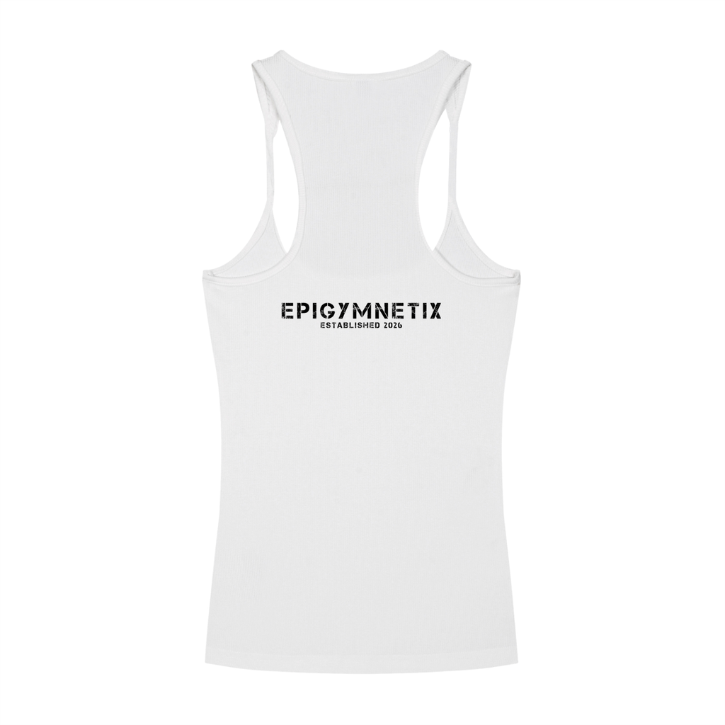 Slim Fit Ribbed Racerback Tank Top