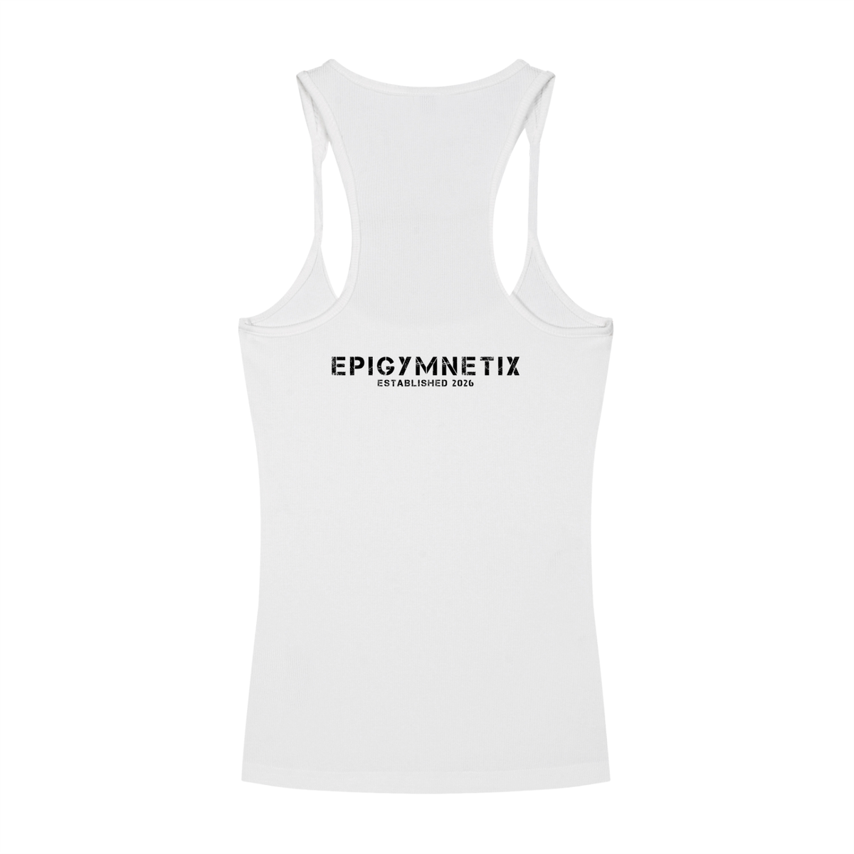 Slim Fit Ribbed Racerback Tank Top
