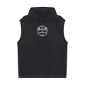 Trojan/I Ain't Fit Yet- Snow Washed Sleeveless Hoodie