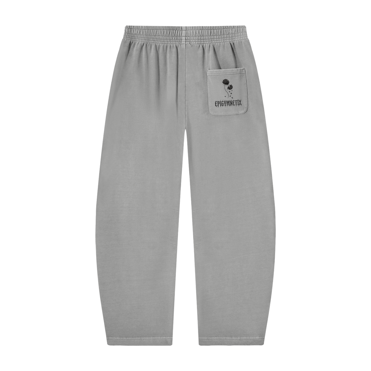 Black Rose - Unisex Vintage Washed Barrel Leg Sweatpants