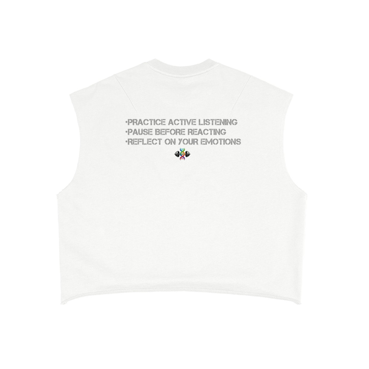 Emotionally Intelligent- French Terry Boxy Tank Top