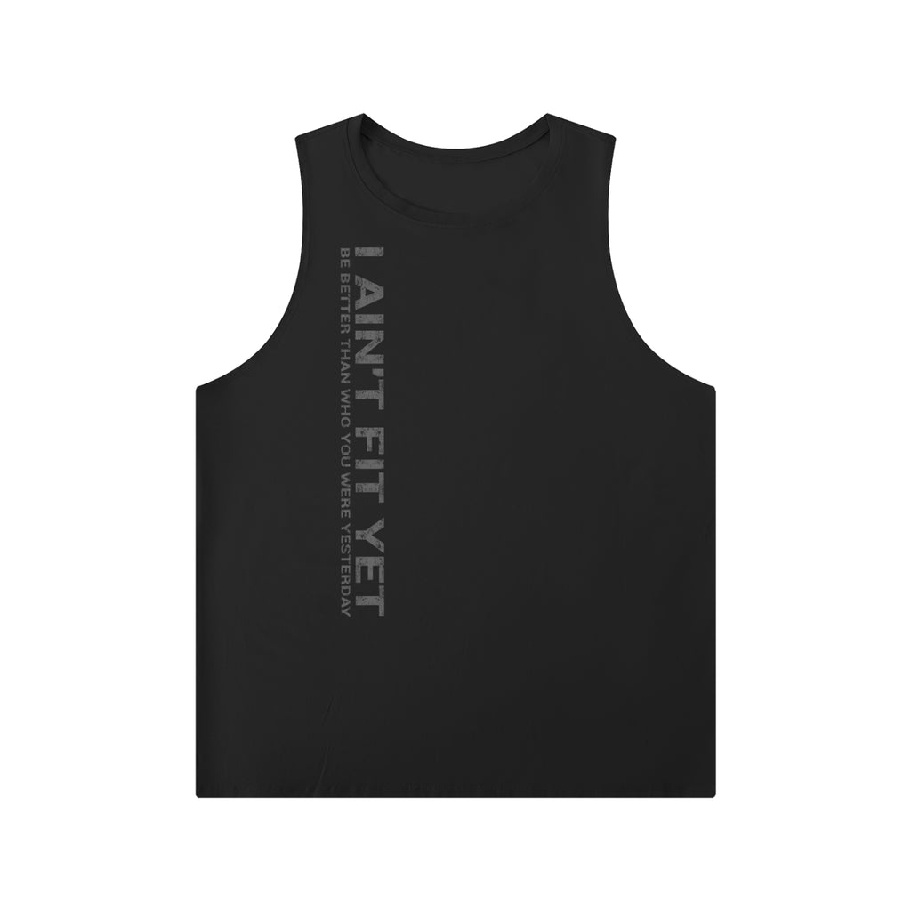 Men's Solid Color Crewneck Tank Top