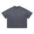 Vintage Washed Distressed Boxy Oversized T-Shirt