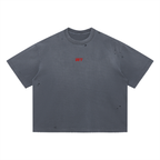Vintage Washed Distressed Boxy Oversized T-Shirt