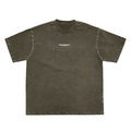 Fearless - Snow Washed Raw-Edge Neckline T-Shirt