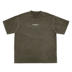 Fearless - Snow Washed Raw-Edge Neckline T-Shirt
