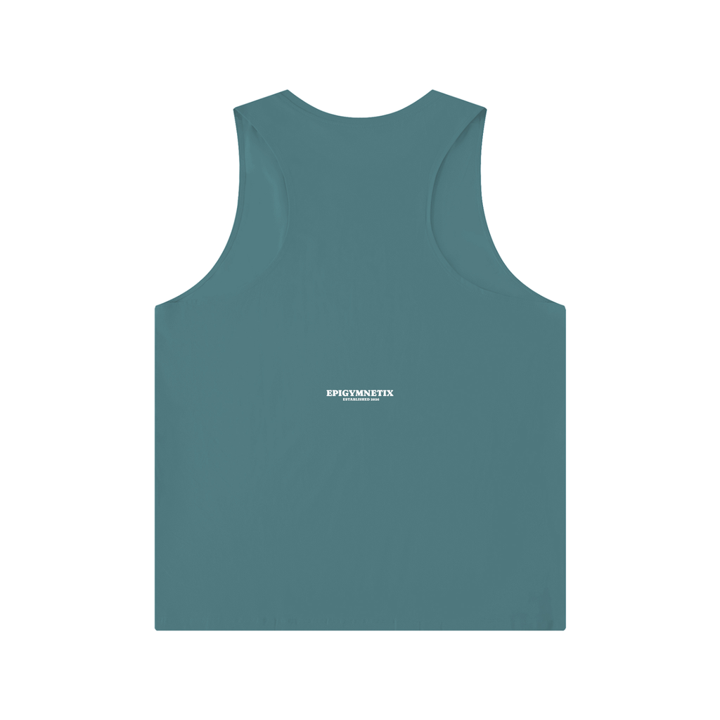 Never Finished - Men's Solid Color Crewneck Tank Top