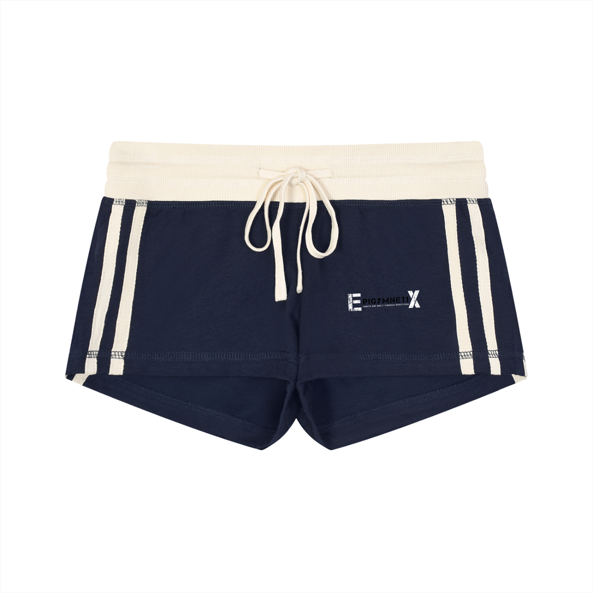 Women's Contrast Stripe Track Shorts