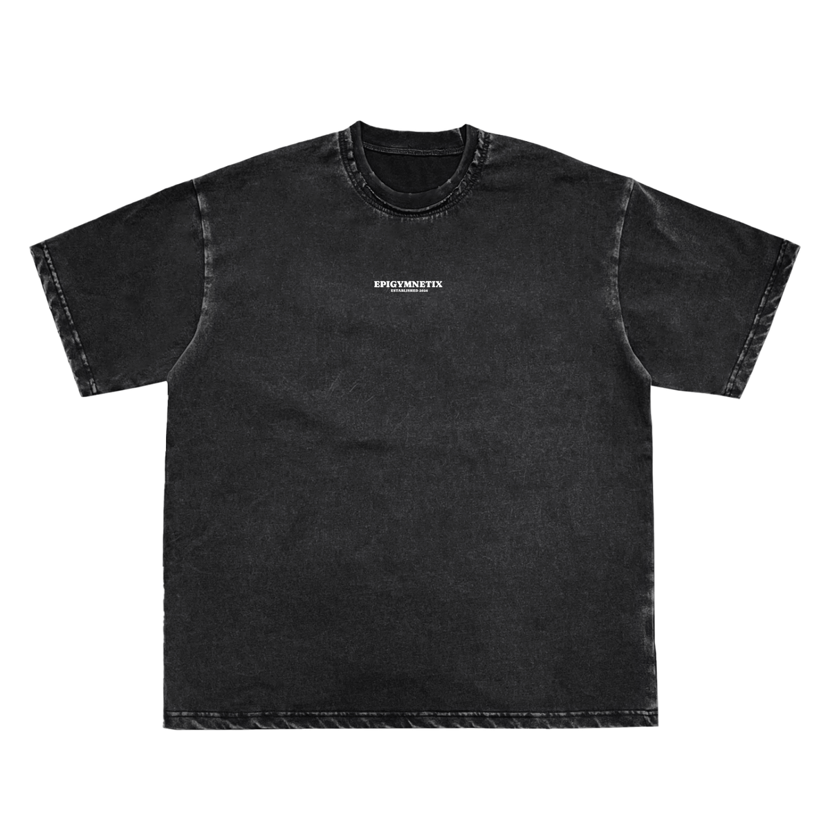 Fearless - Snow Washed Raw-Edge Neckline T-Shirt