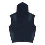 Urban Street Wear - Unisex Vintage Wash Sun Fade Sleeveless Hoodie