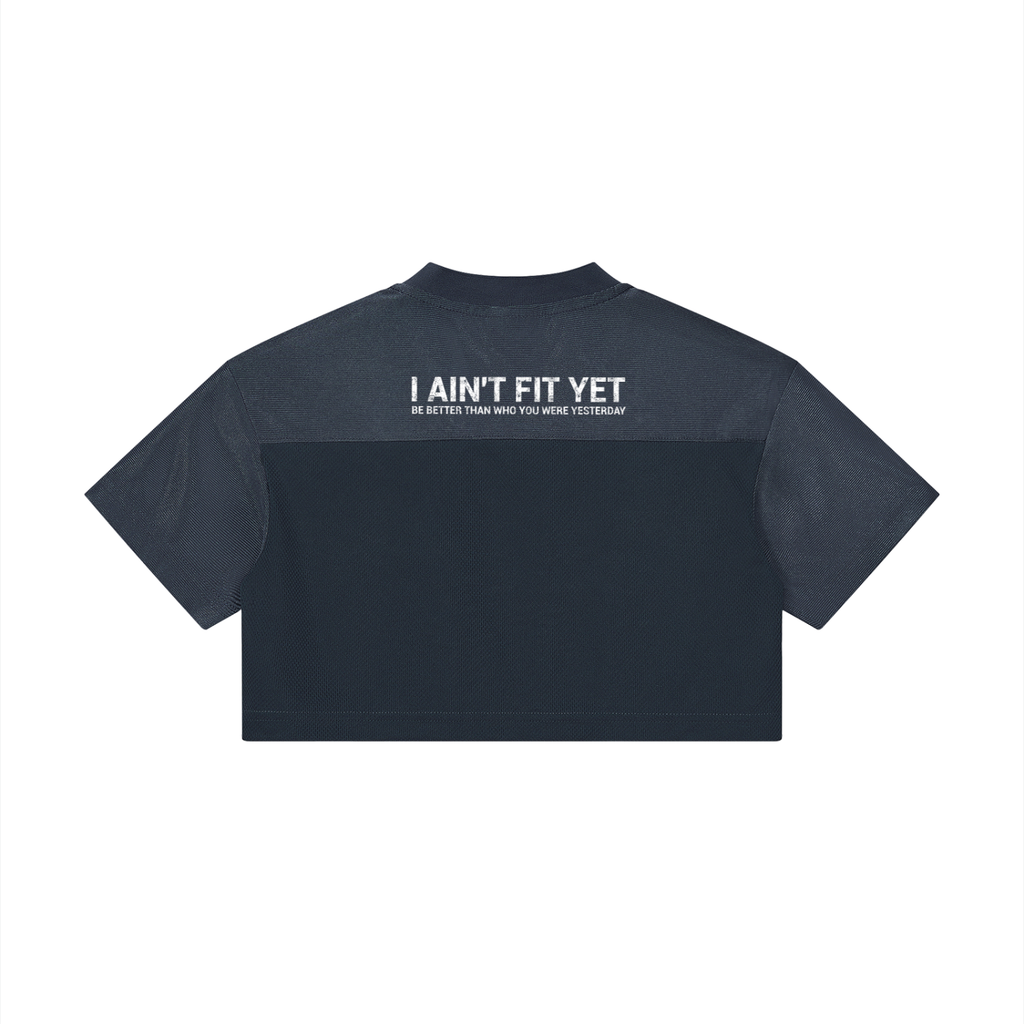 Women’s Cropped Paneled V-Neck Jersey