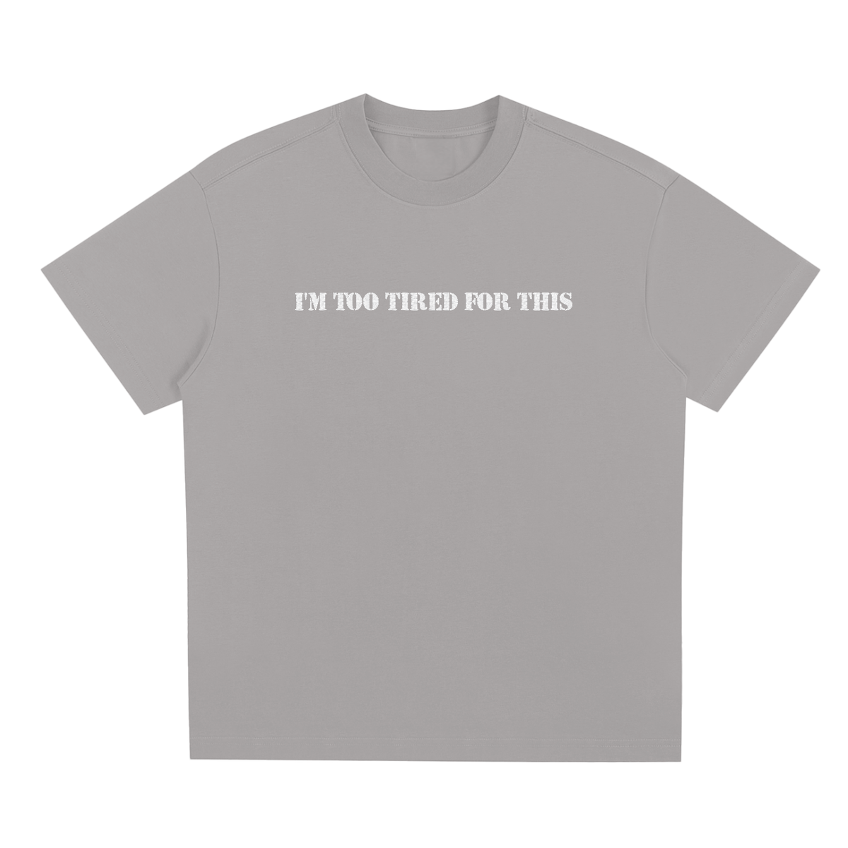 I'm too tired for this(Embroidary) - Sorona Quick-Dry Cooling T-Shirt