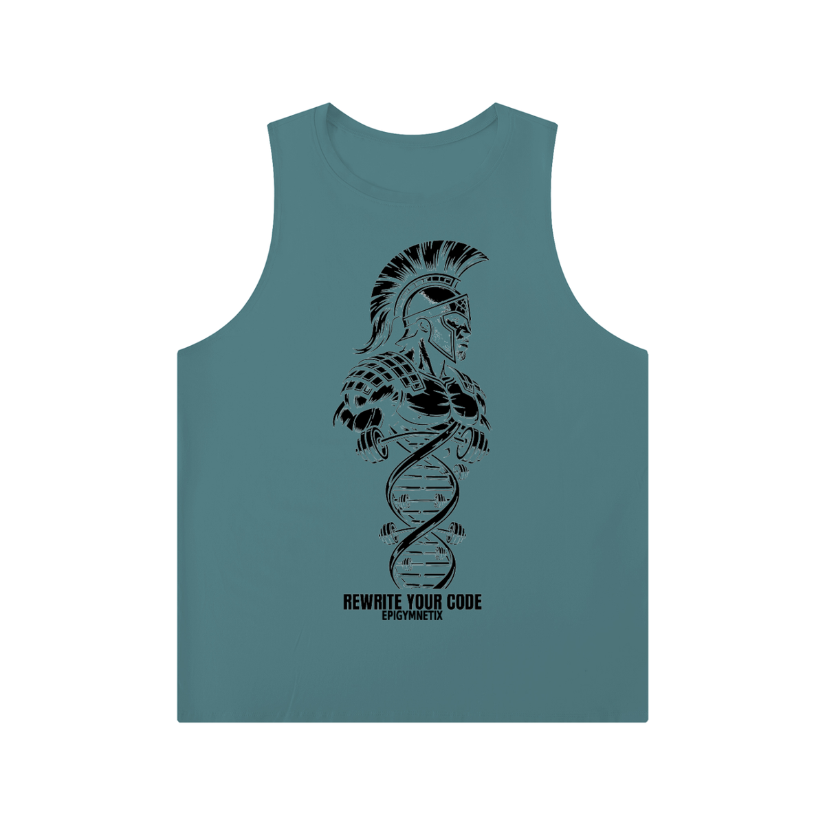 Warrior - Men's Solid Color Crewneck Tank Top
