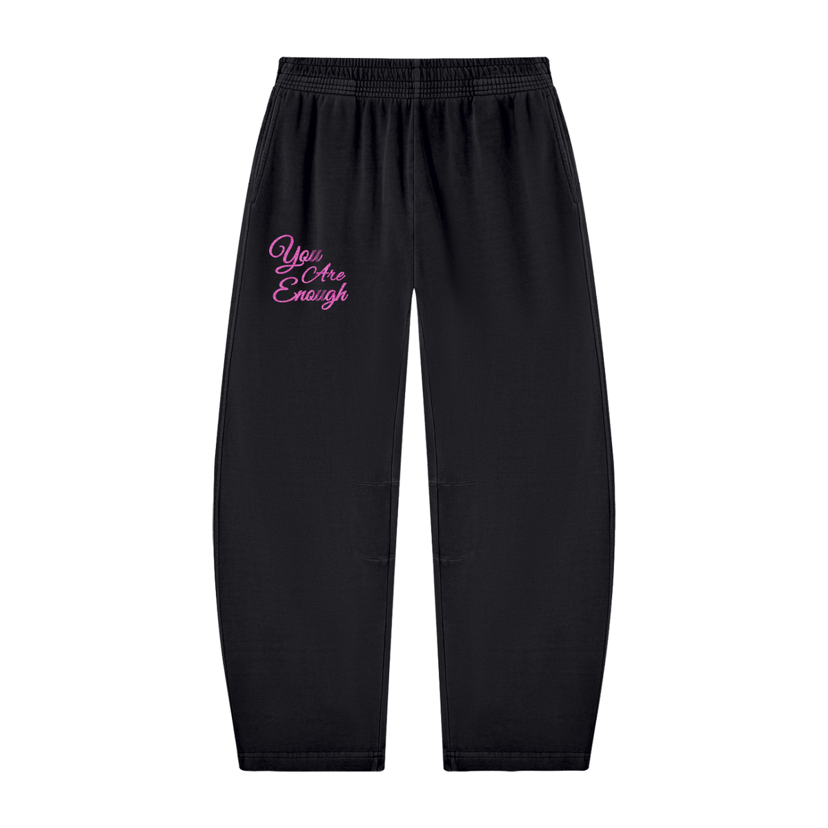 You are enough - Unisex Vintage Washed Barrel Leg Sweatpants