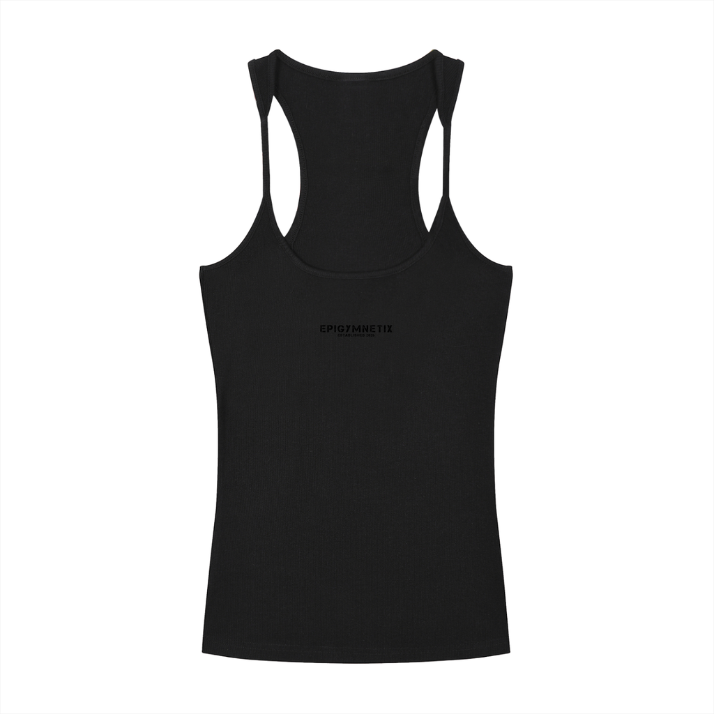Ribbed racer back 
