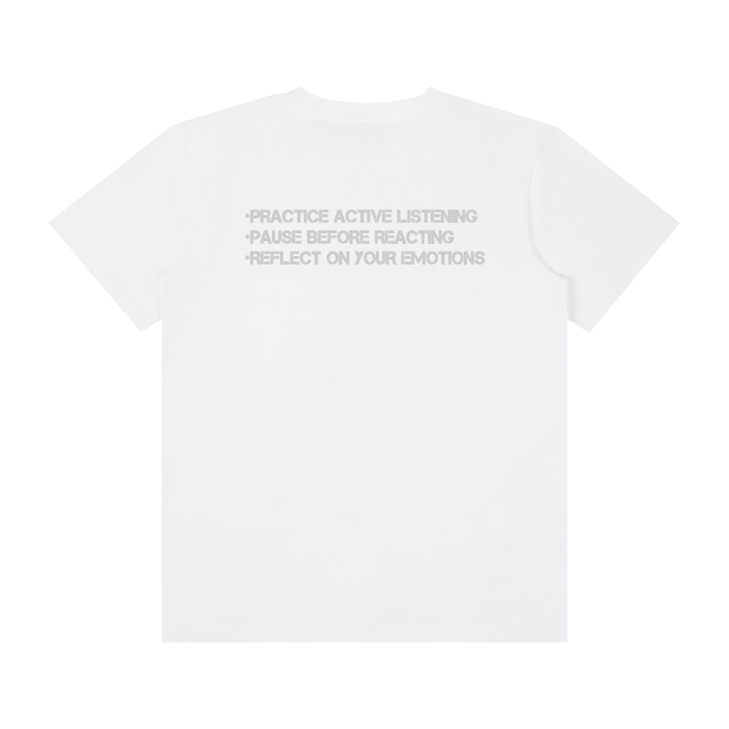 Emotionally Intelligent(Left side) - Unisex Classic Crew Neck Cotton T-Shirt