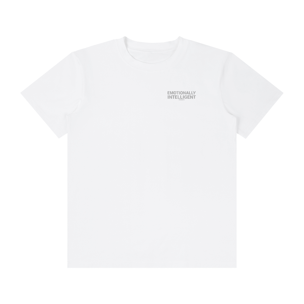 Emotionally Intelligent(Left side) - Unisex Classic Crew Neck Cotton T-Shirt