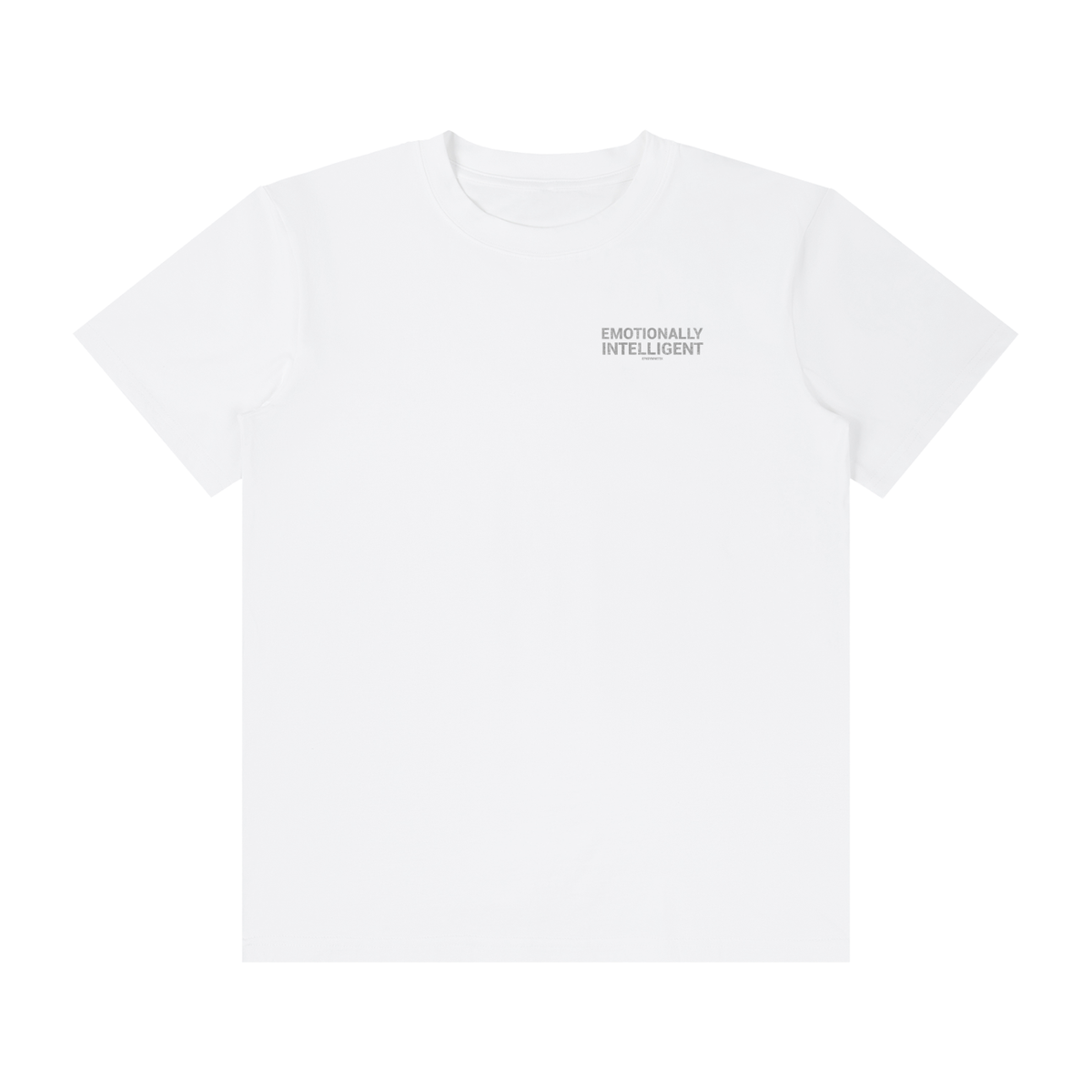 Emotionally Intelligent(Left side) - Unisex Classic Crew Neck Cotton T-Shirt