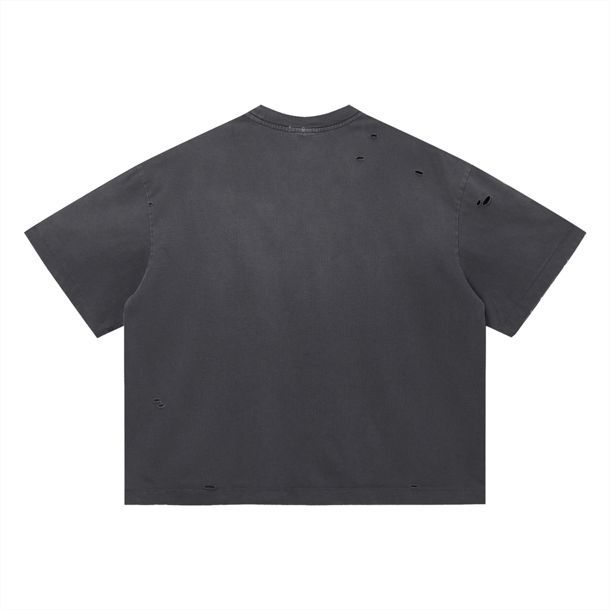 King - Vintage Washed Distressed Boxy Oversized T-Shirt