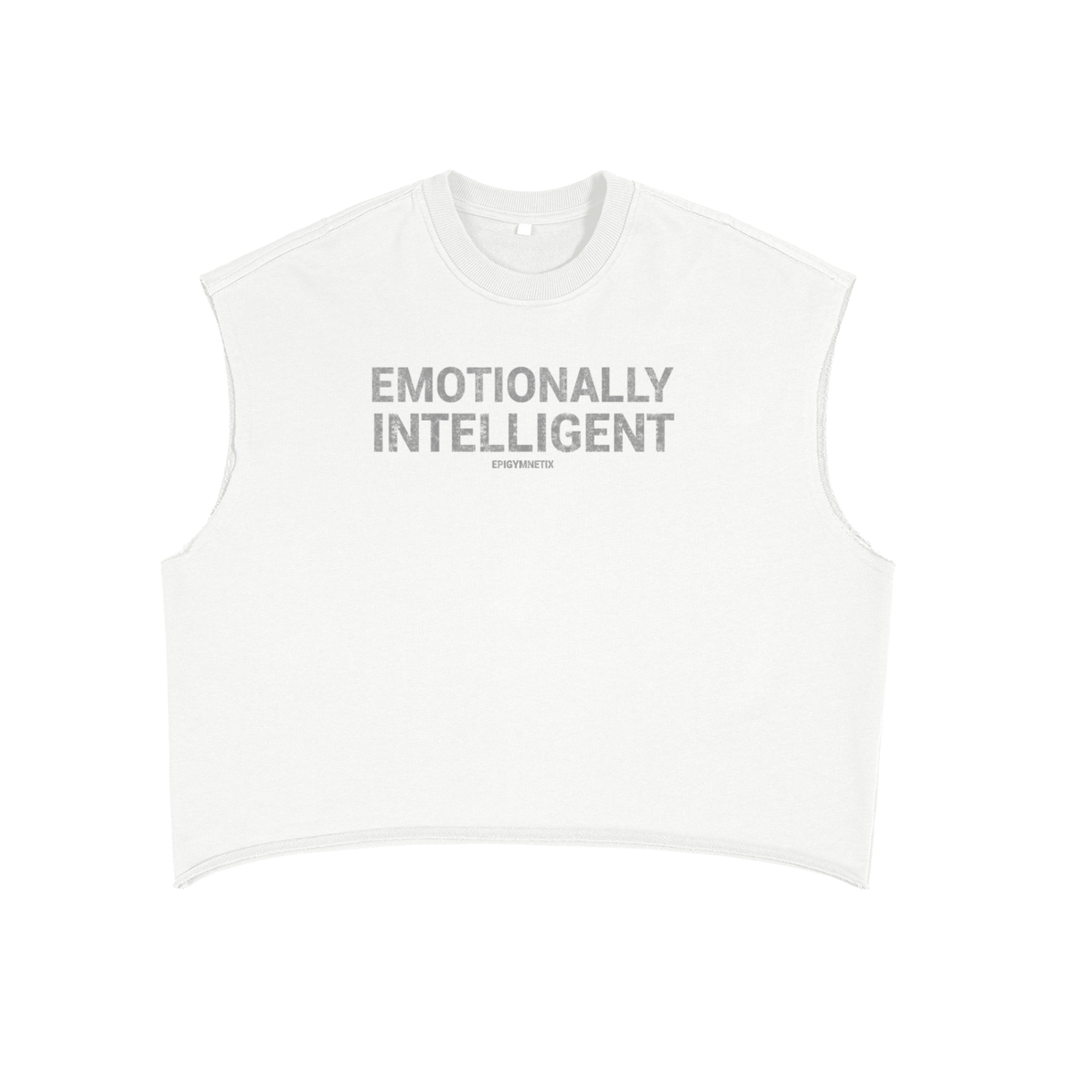 Emotionally Intelligent- French Terry Boxy Tank Top