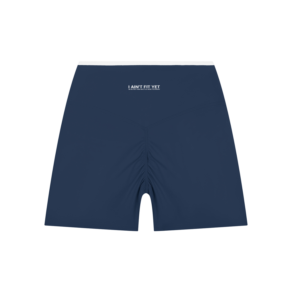 Women’s High Rise Color Block Yoga Shorts