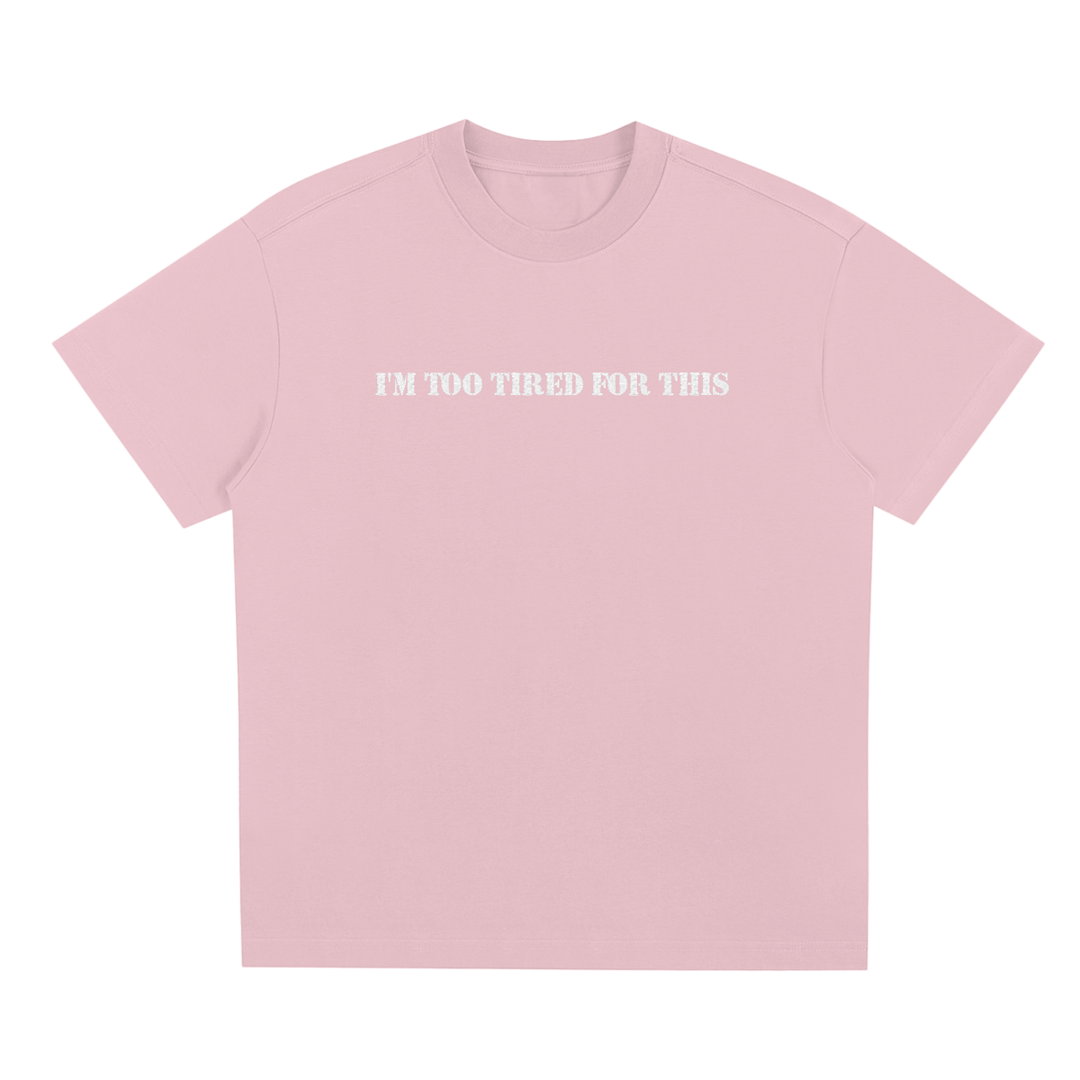 I'm too tired for this(Embroidary) - Sorona Quick-Dry Cooling T-Shirt