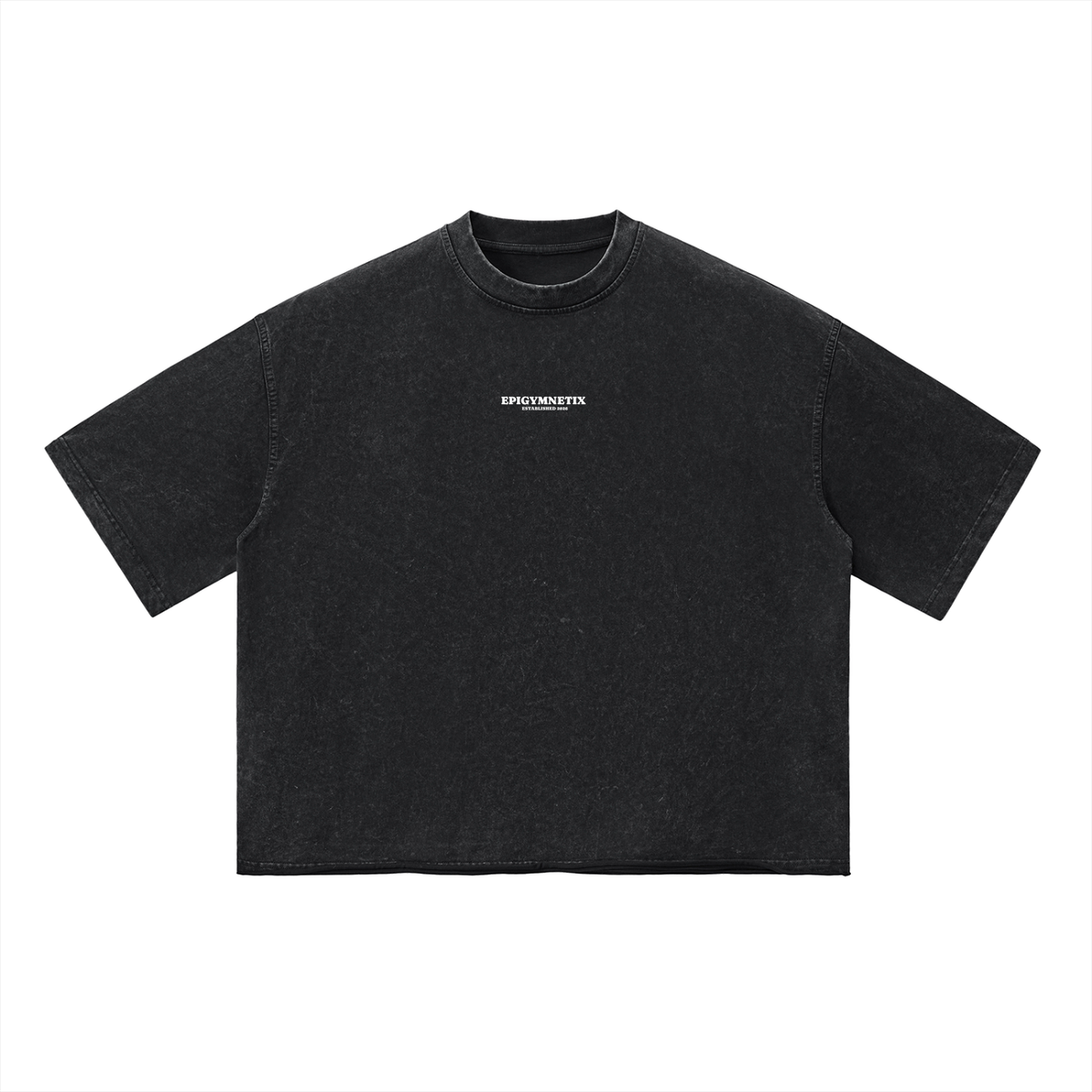 Never Finished - Unisex Vintage Wash Boxy T-Shirt