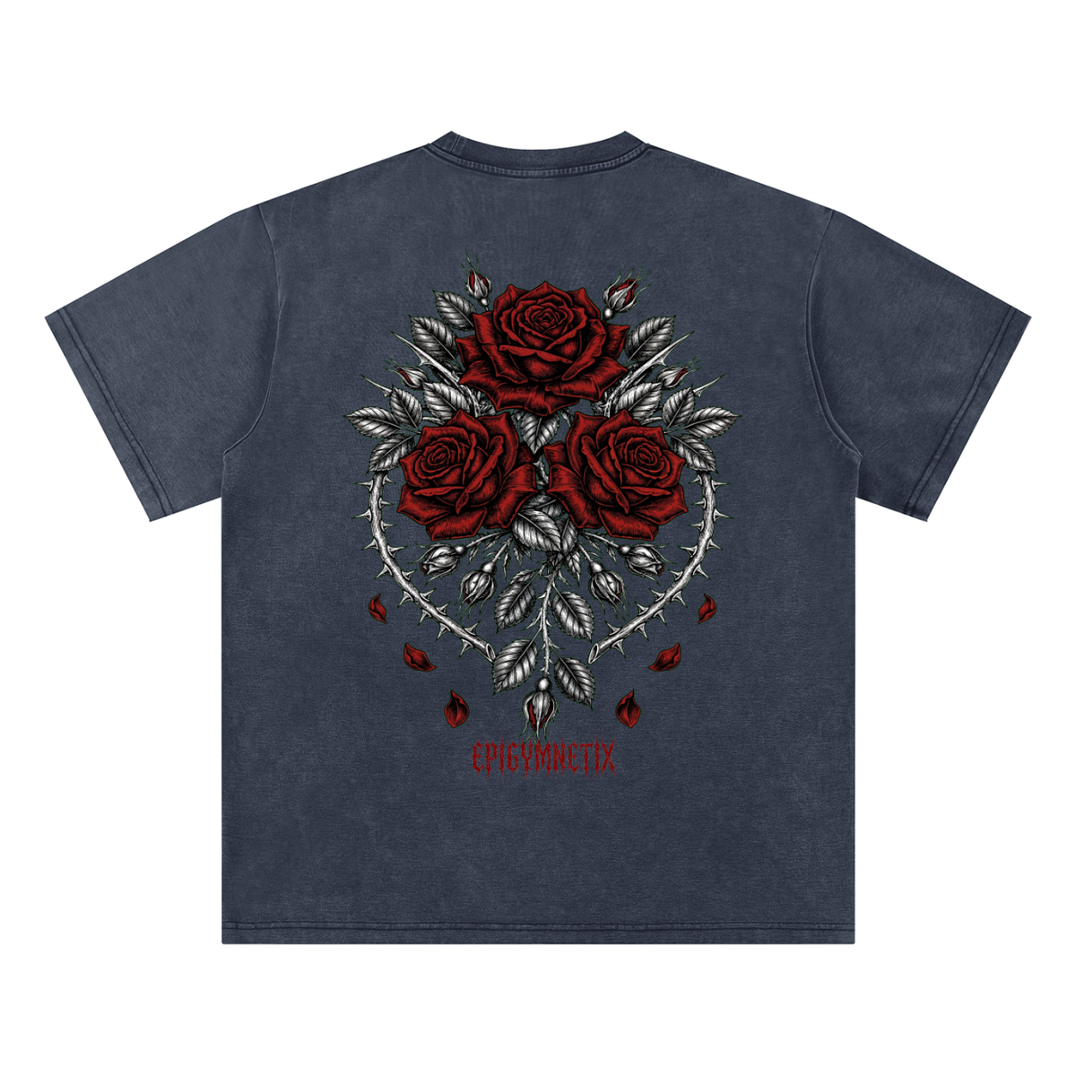 Roses - Bamboo Slub Snow Washed T-Shirt